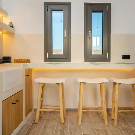 Ios Seaside House With Sunset View And Small Pool Exteriér fotografie