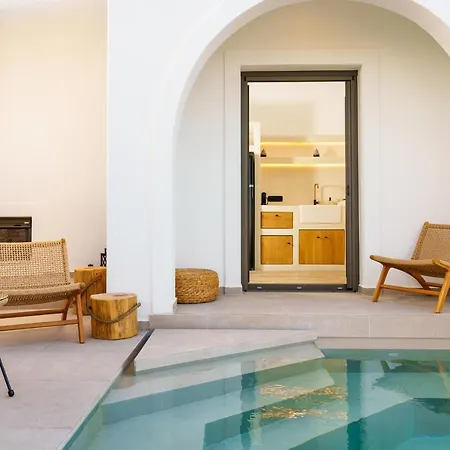 Ios Seaside House With Sunset View And Small Pool Exteriér fotografie
